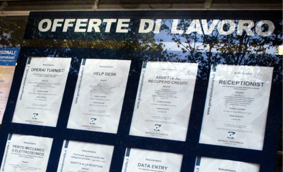 disoccupazione in Italia