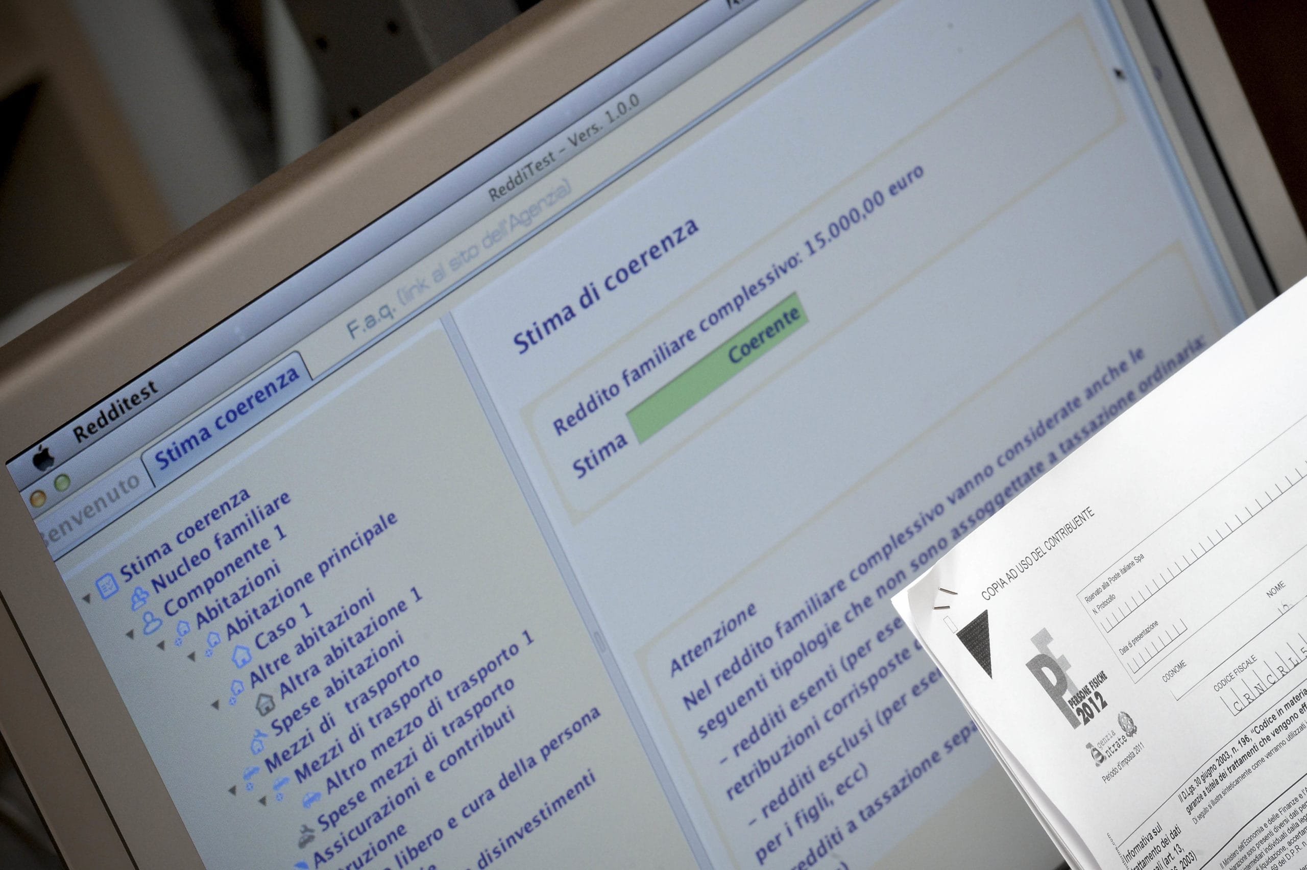 dichiarazione dei redditi