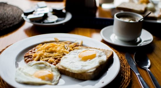 colazione, cibo, uova, pranzo, proteine