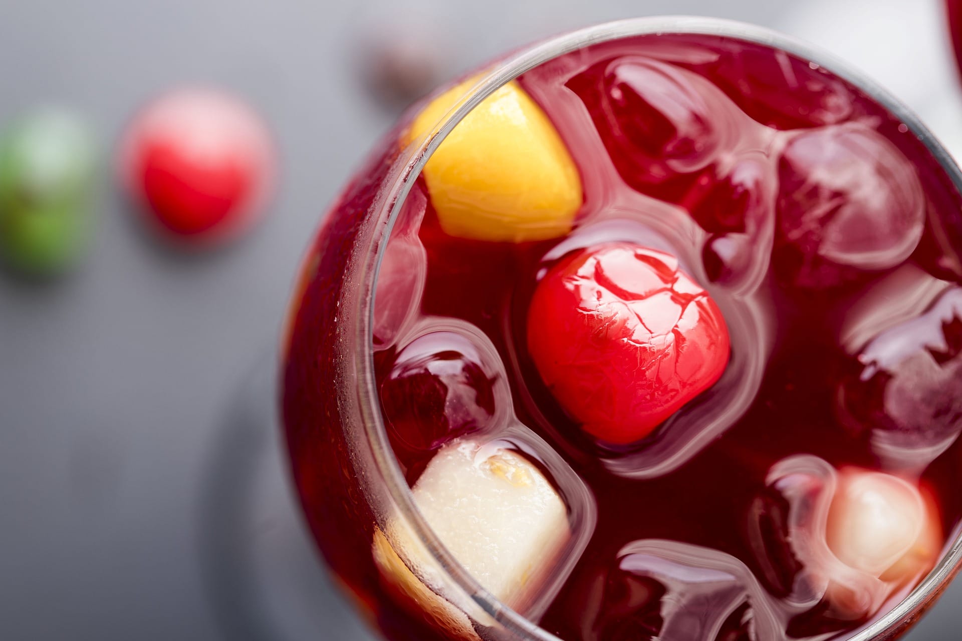 sangria, frutta