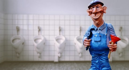 bagno, intasato, metodo