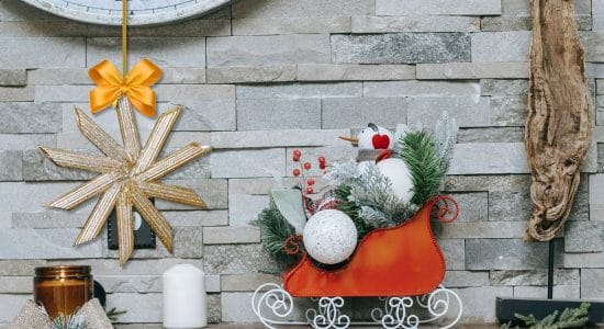 albero di natale con pasta