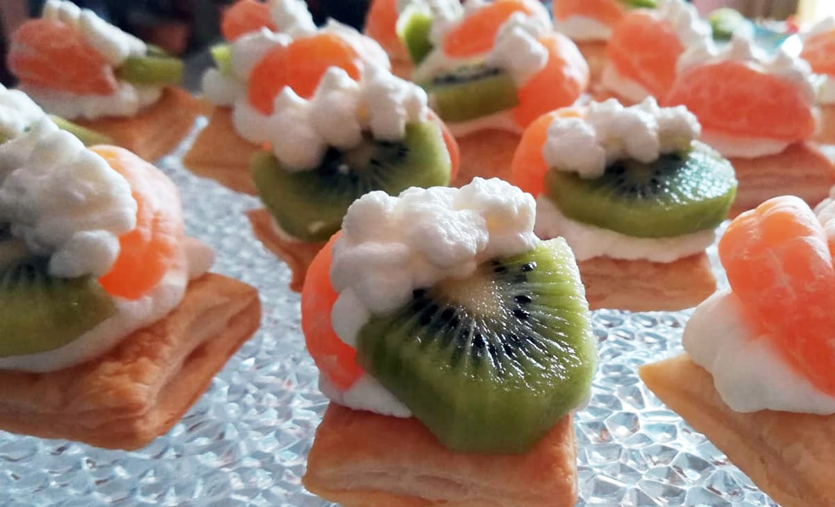 quadratini di frutta