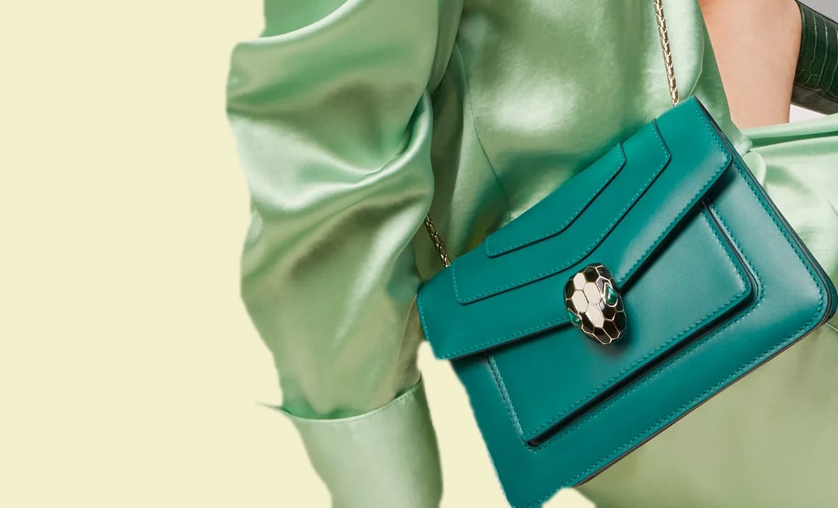 Borsetta verde malachite