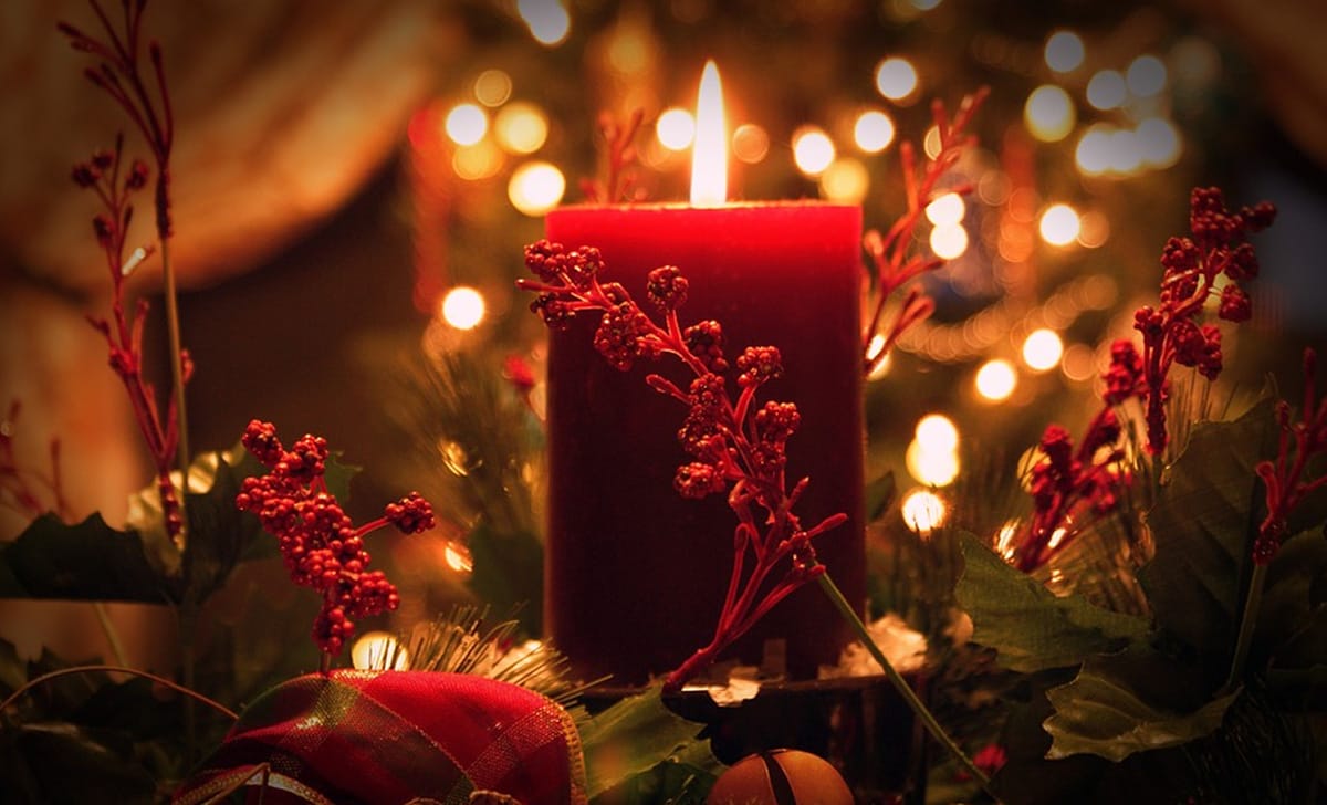 candela natalizia