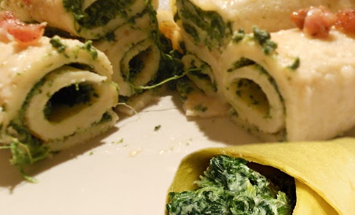 crespelle agli spinaci