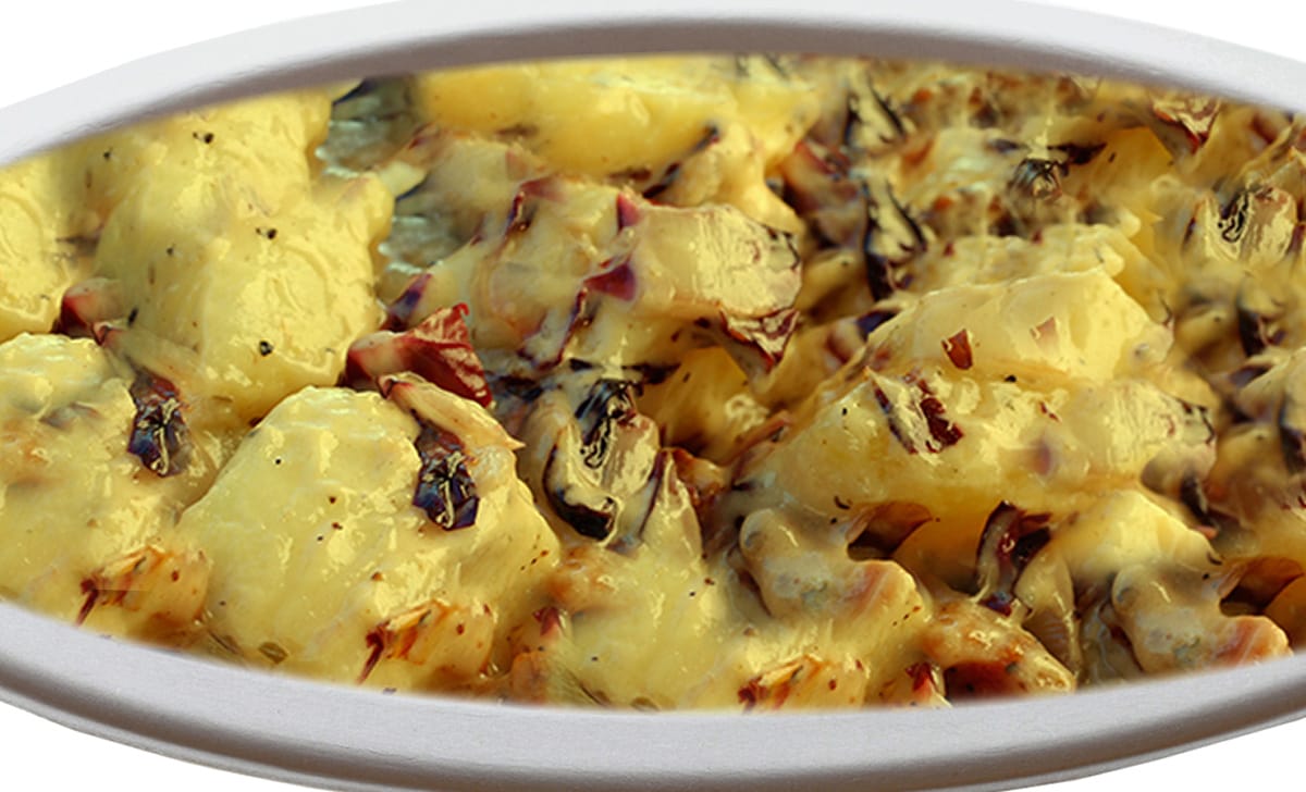 insalata patate e radicchio