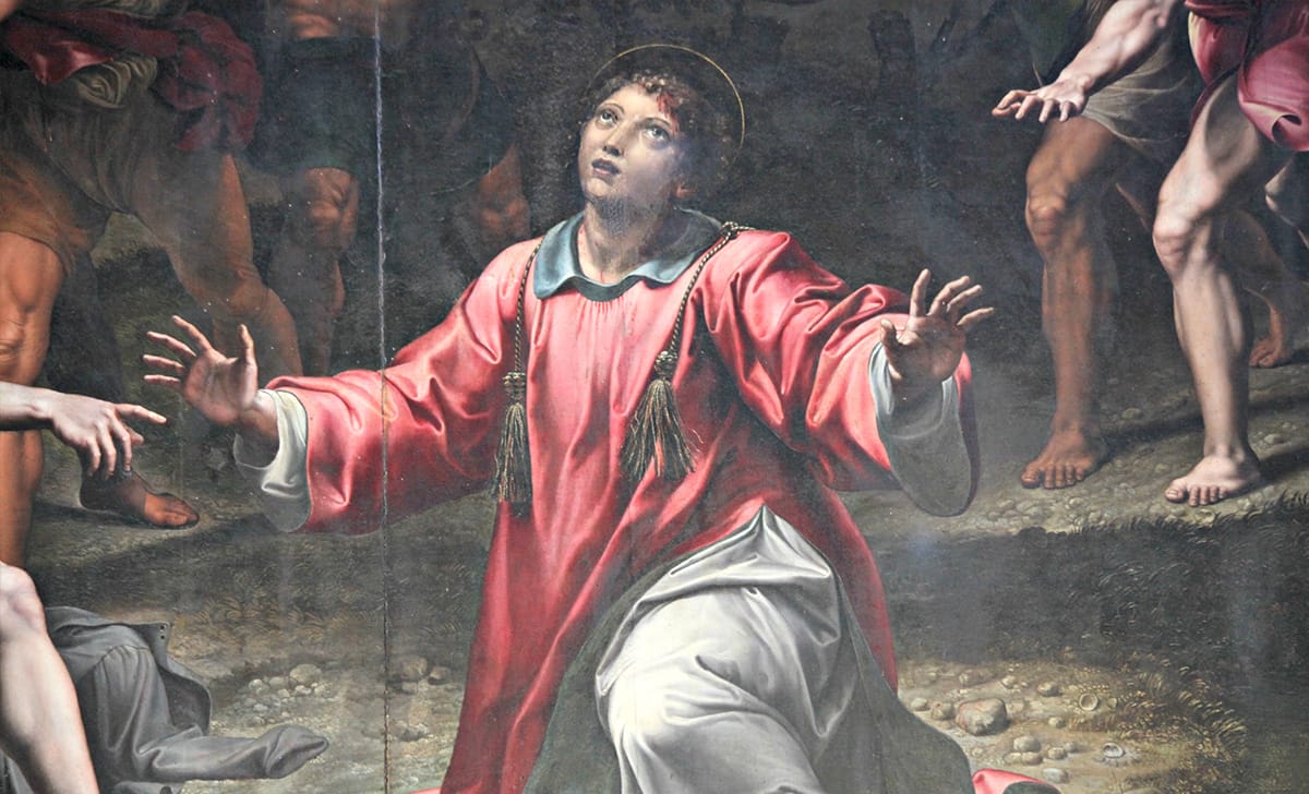 Dettaglio di Santo Stefano di Giulio Romano, chiesa di Santo Stefano, Genova