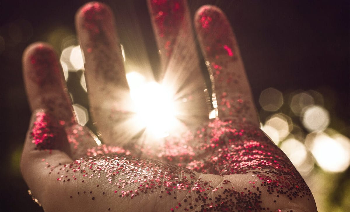 una manciata di glitter