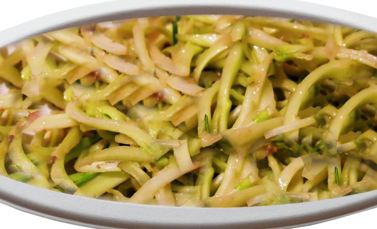 vassoio di puntarelle