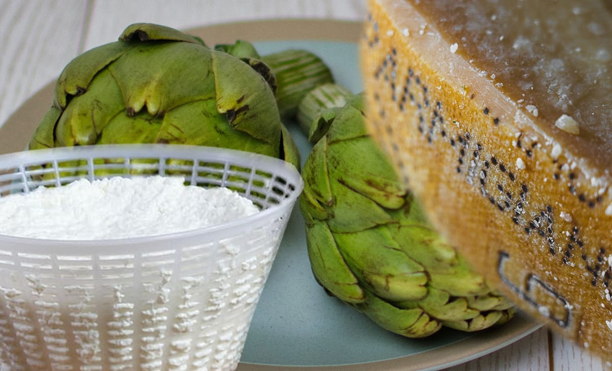 carciofi parmigiano ricotta