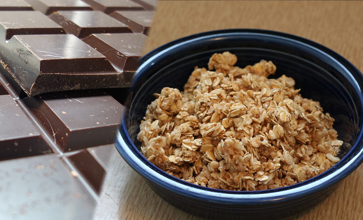cioccolato e granola