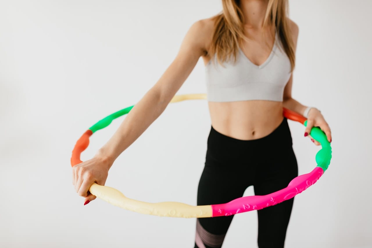 fitness con hula hoop