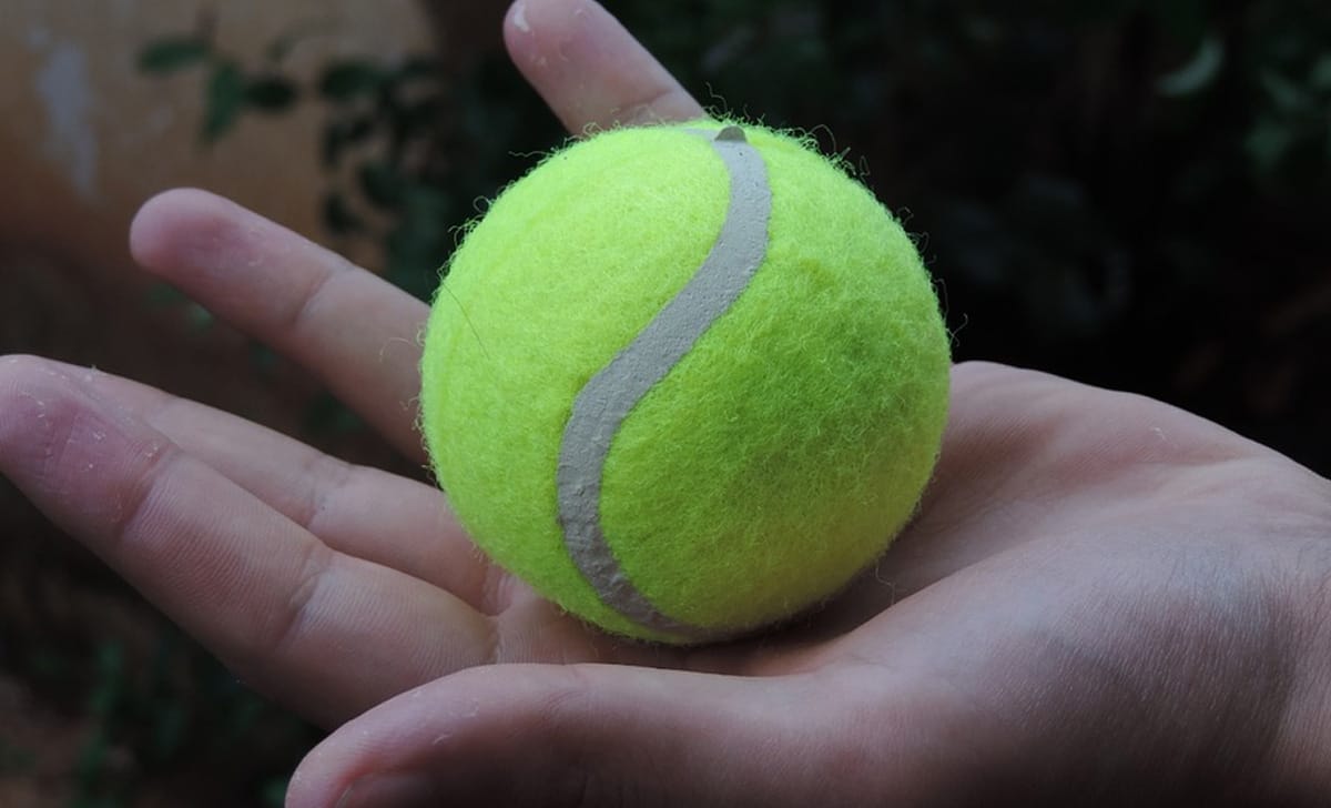 pallina da tennis