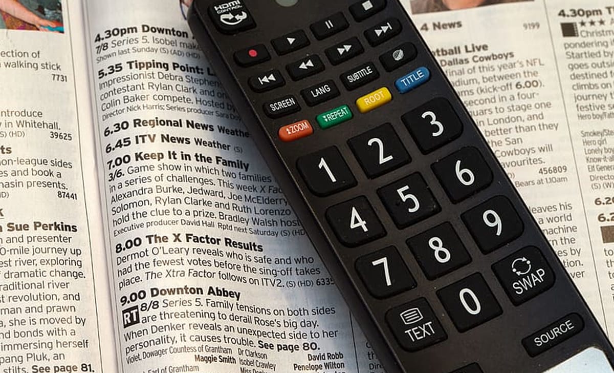 telecomando televisore