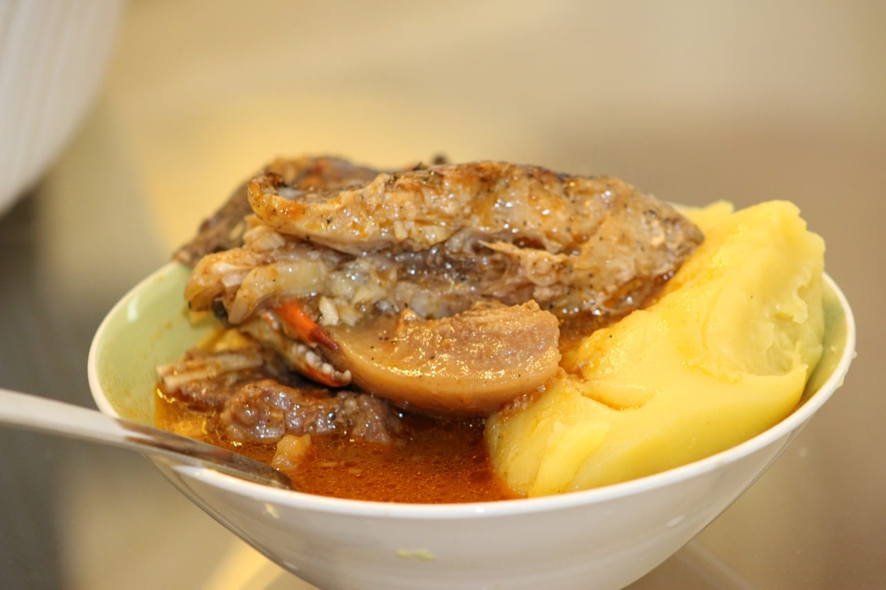fufu piatto africano