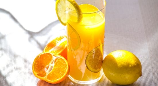 succo di arancia