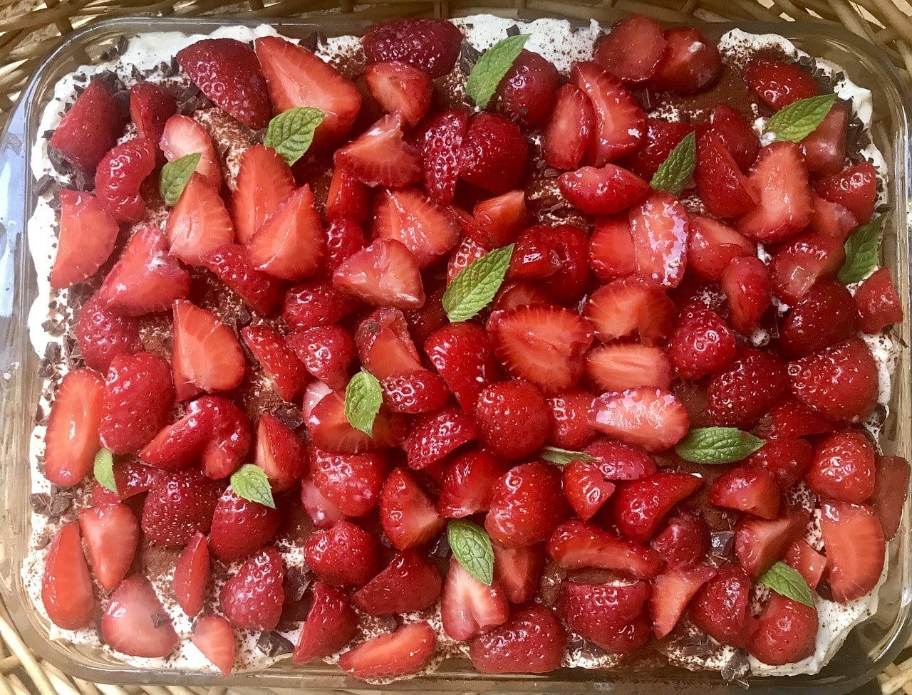 tiramisù alle fragole