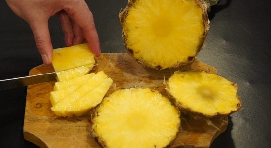 frutta dessert leggero all'ananas