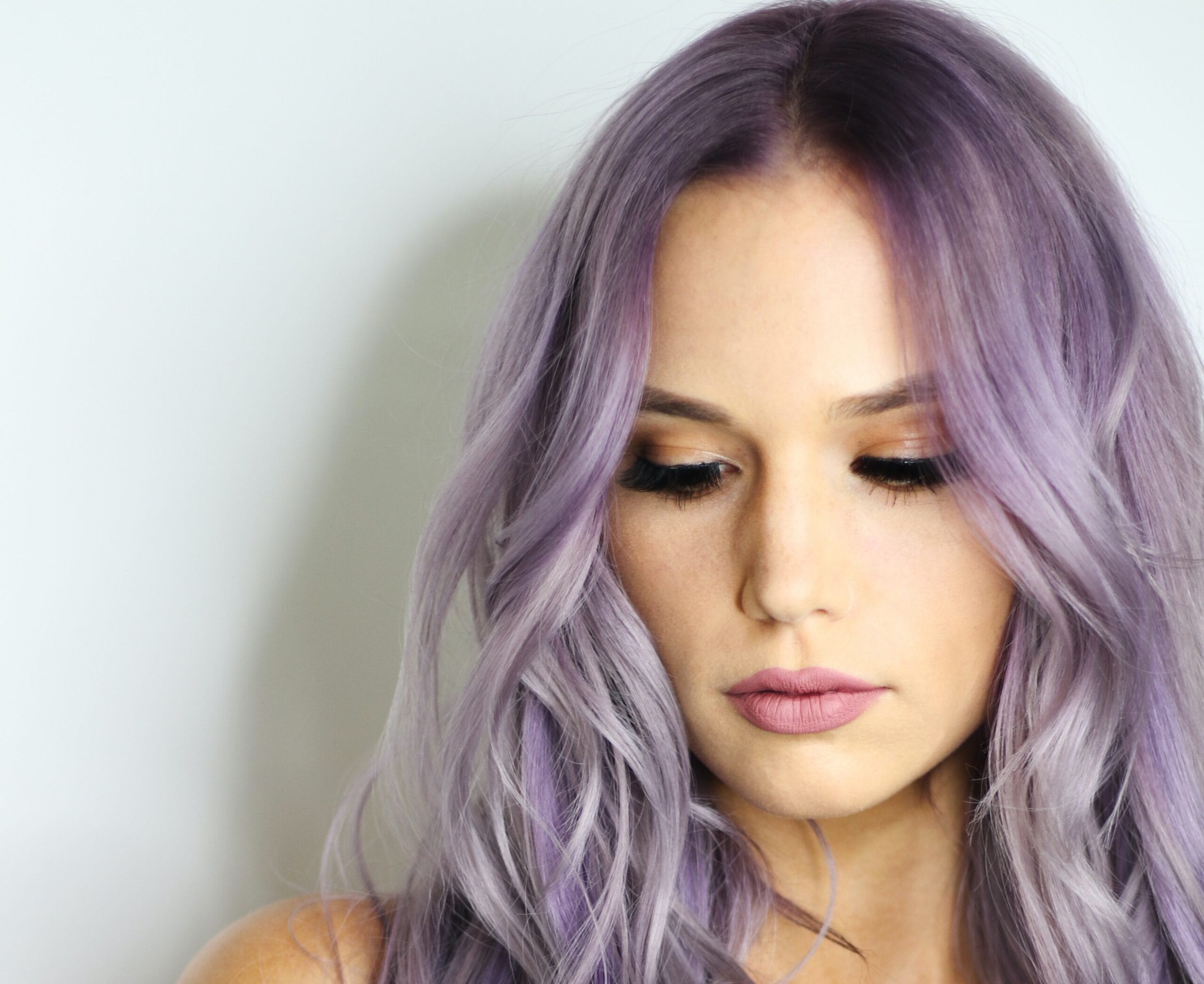 capelli color lavanda