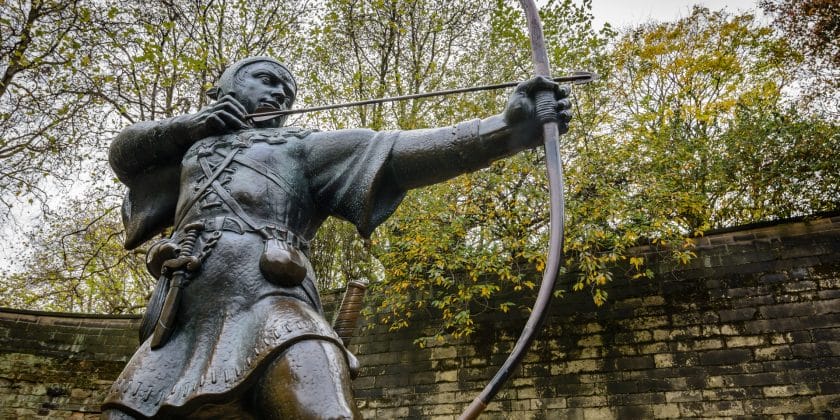 statua di Robin Hood