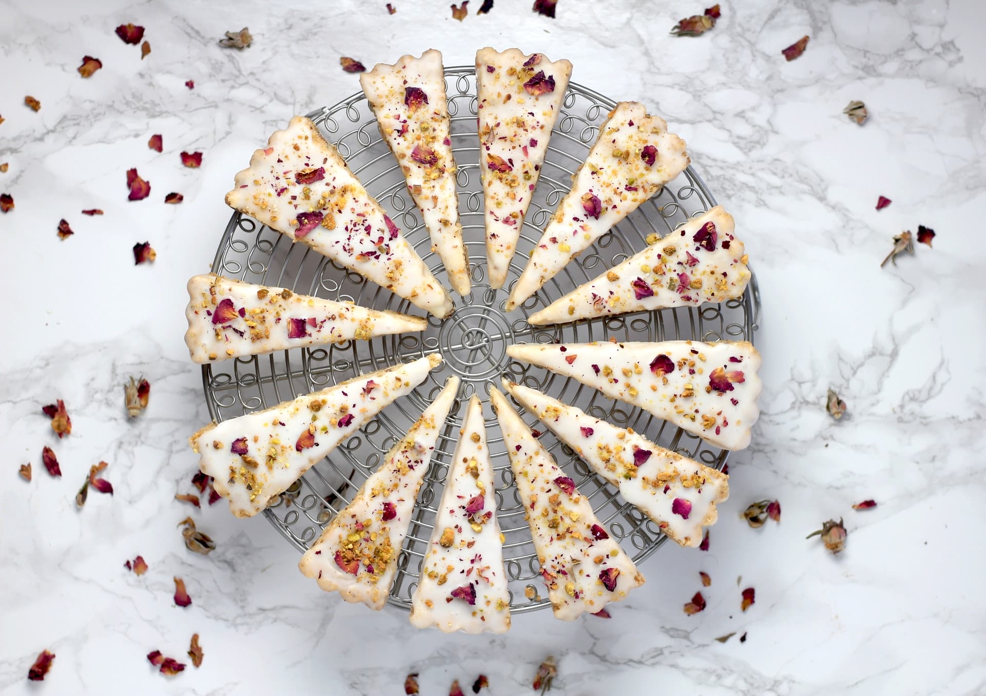 torta rose e pistacchi