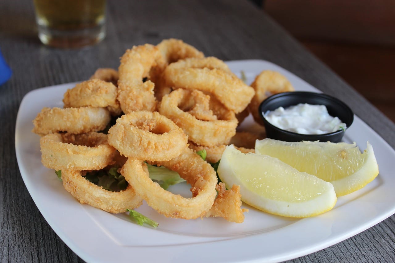frittura calamari fritti