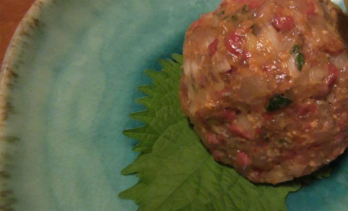 tartare ricciola