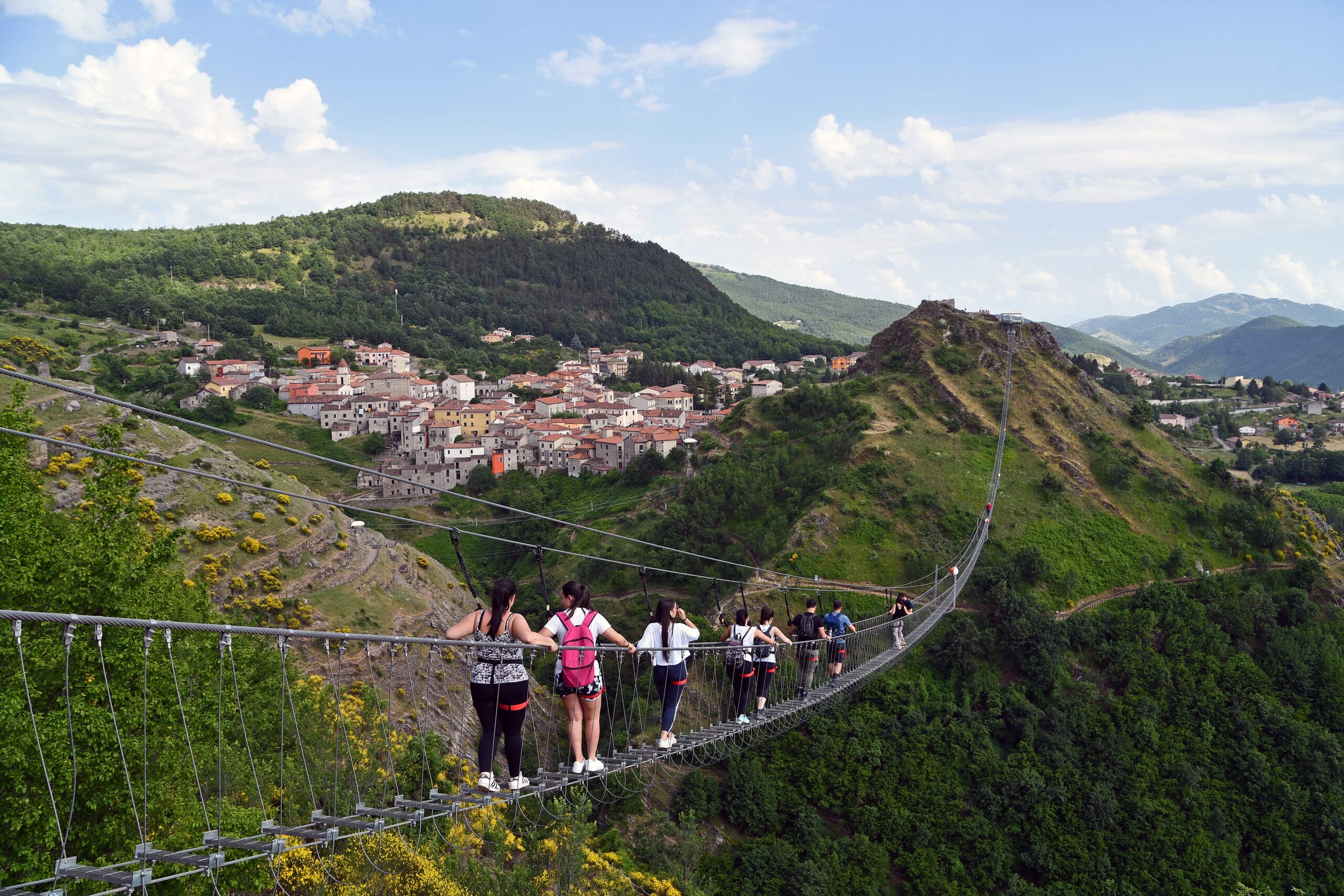 ponte tibetano Basilicata