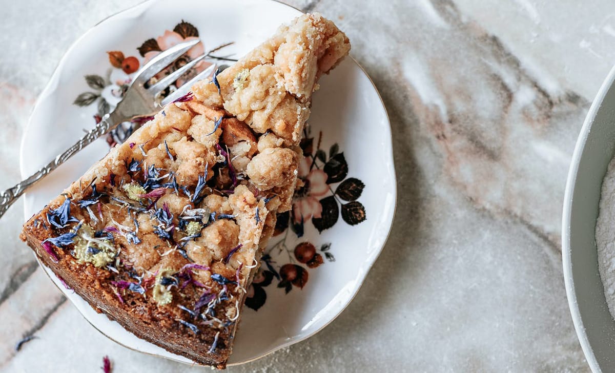 Torta mele e castagne