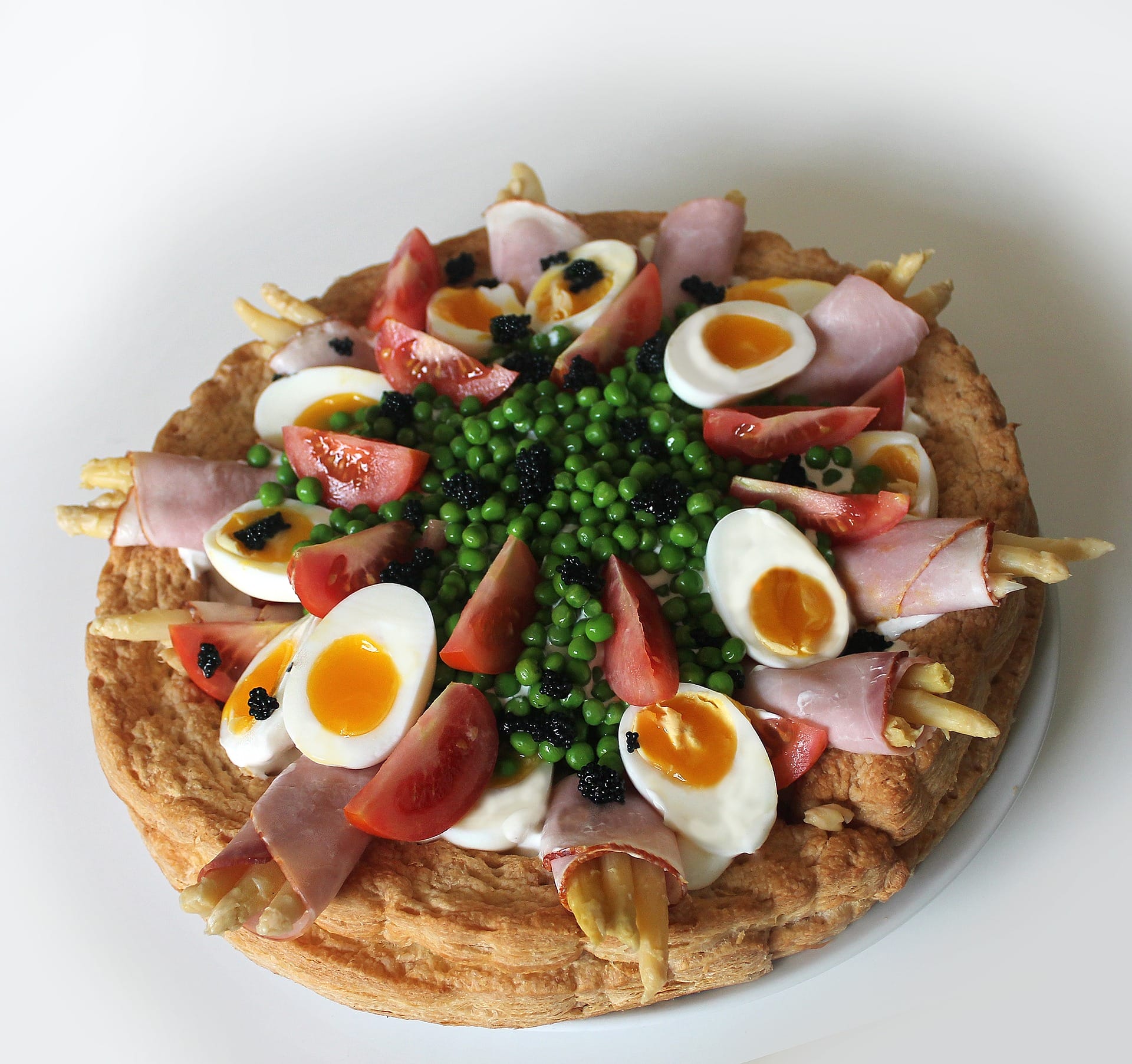 antipasto con piselli