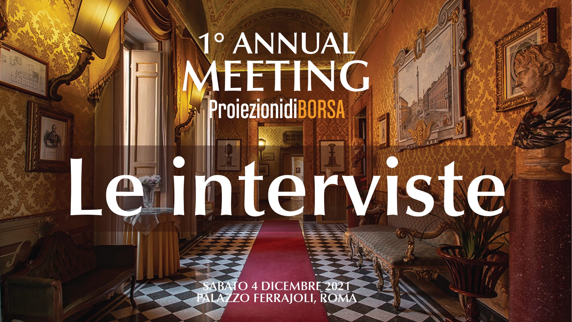 Annaula Meeting PdB - Le Interviste