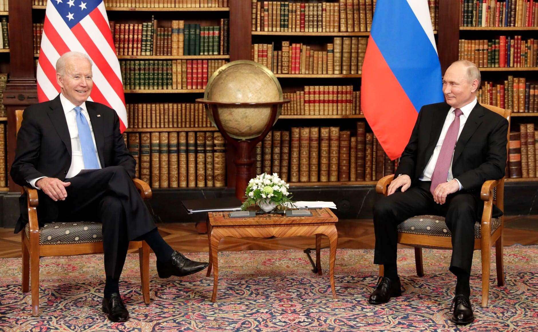 Russia con Putin e Biden