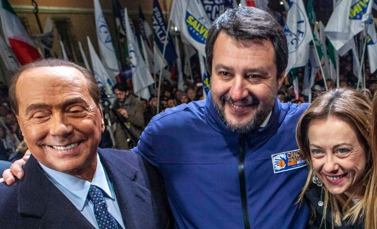 berlusconi salvinimeloni