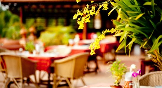 ristorante con giardino