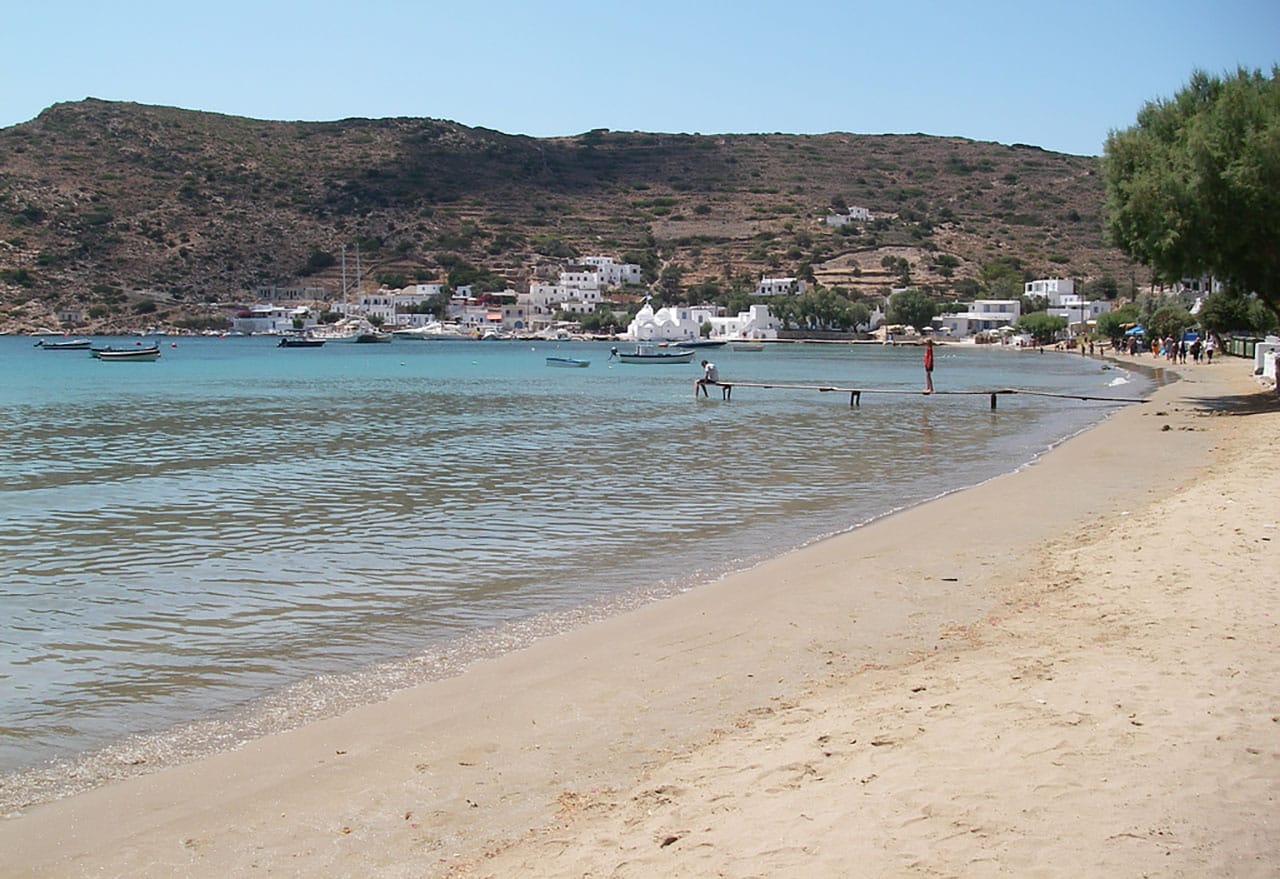 sifnos spiaggia di vathi