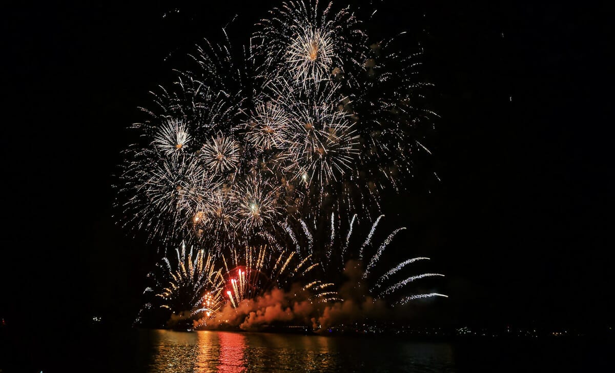 Capodanno in Europa sul mare