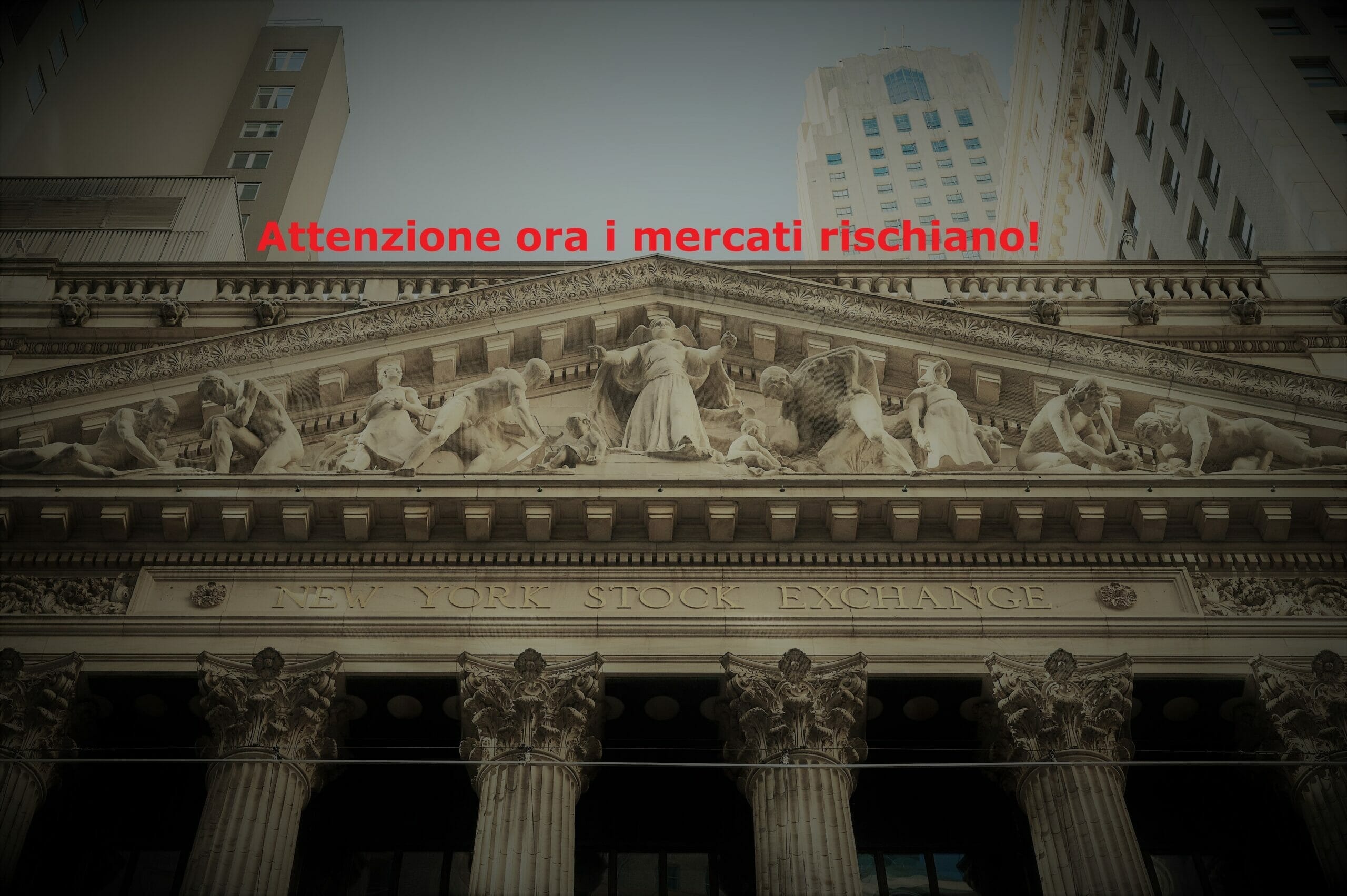 La strada per i mercati è al ribasso