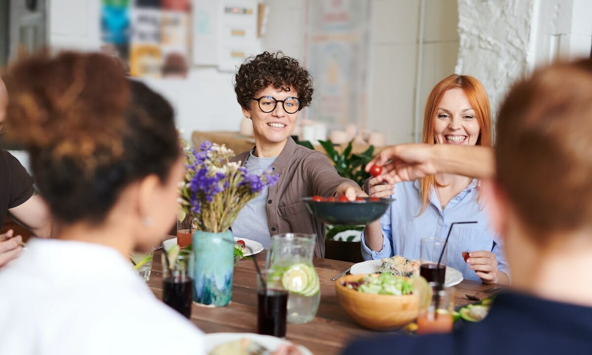 Un pranzo o una cena deliziosi