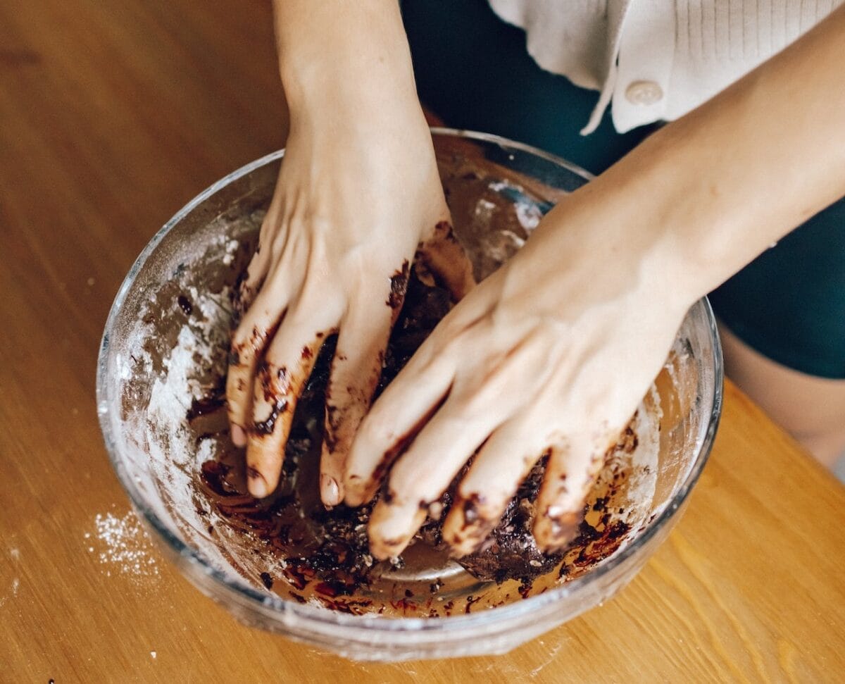 La preparazione della torta