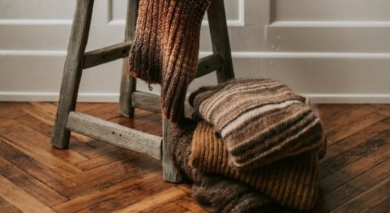 sciarpe e maglioni di lana