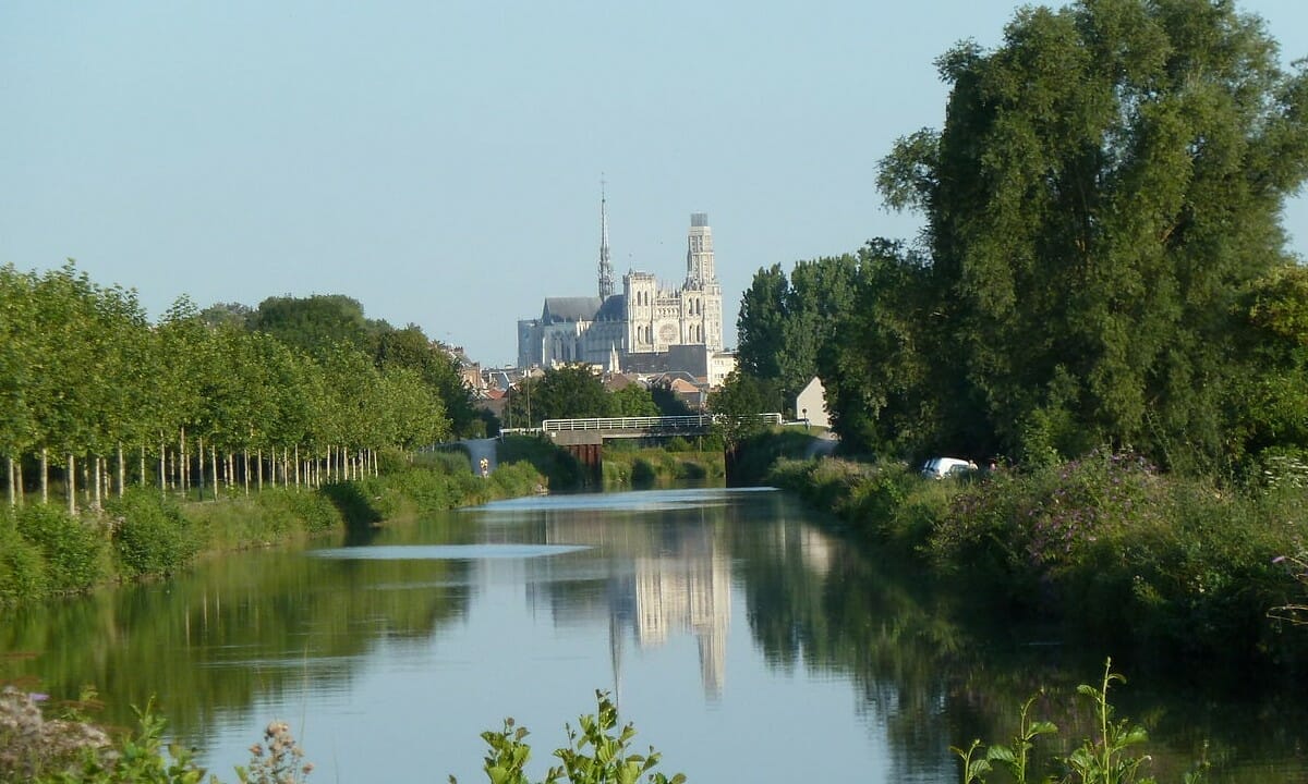 scorcio di Amiens, capitale della Piccardia in Francia.1