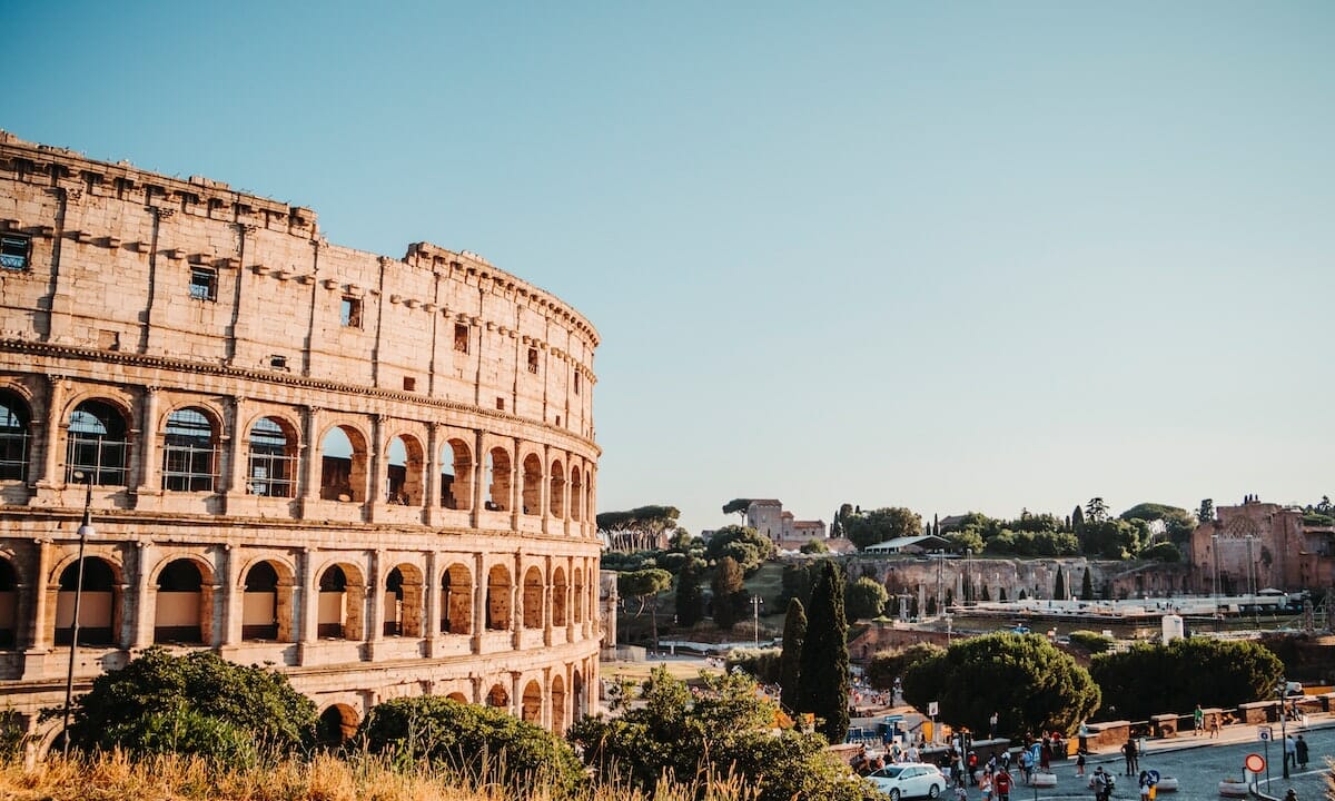 vista su Colosseo, Roma