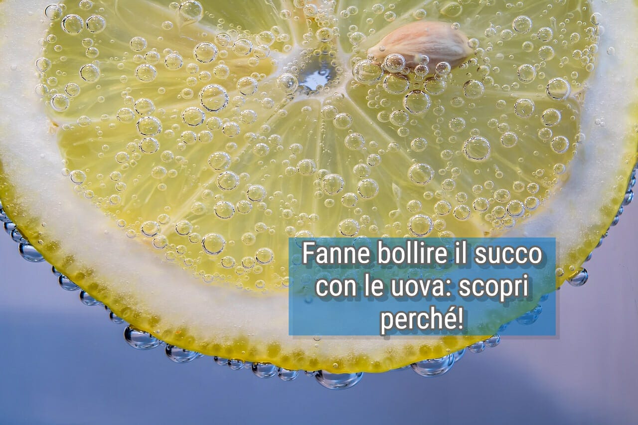 Fai bollire le uova con il limone