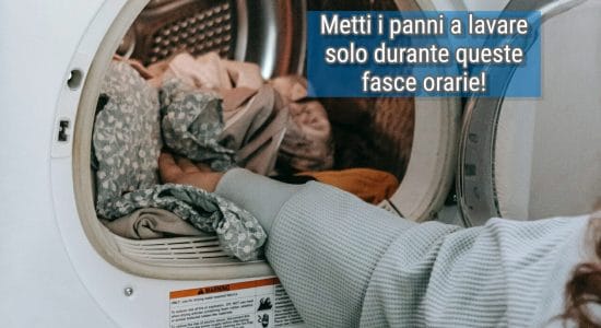 Fai la lavatrice sempre a quest'ora e risparmia sulle bollette