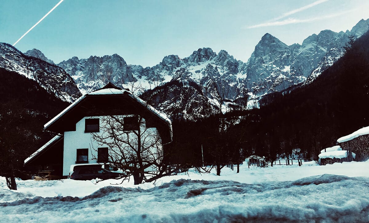 Possiamo andare all'estremo Est dell'arco Alpino, in Slovenia