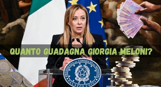 Quanto guadagna Giorgia Meloni