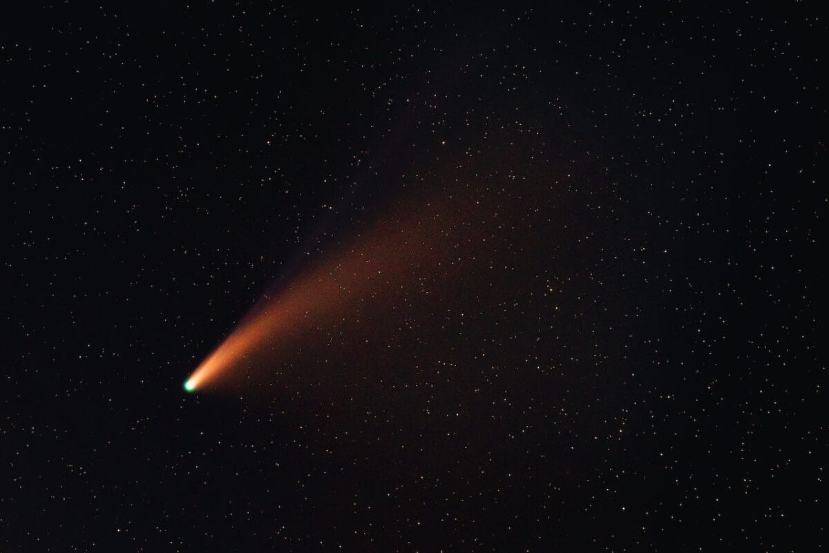 Un rarissimo passaggio di una cometa