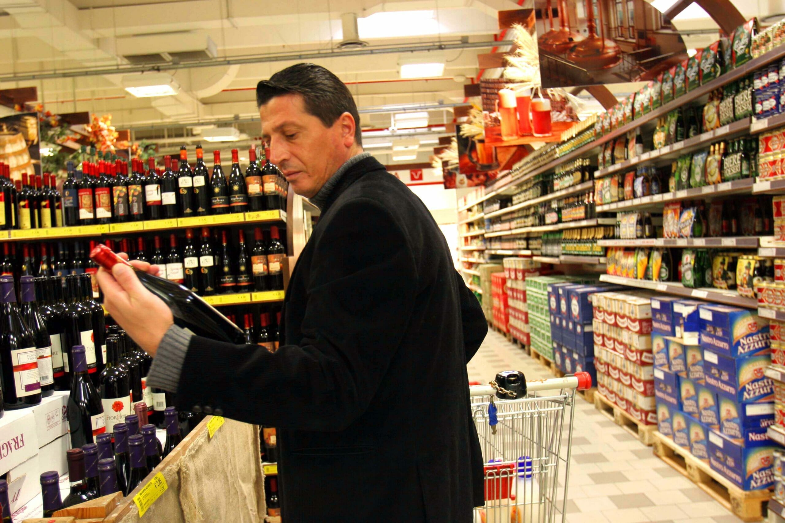 Vino al supermercato