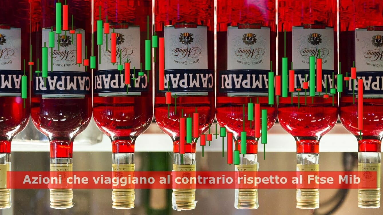 Preoccupante ribasso delle azioni Campari che si muove in controtendenza rispetto al Ftse Mib
